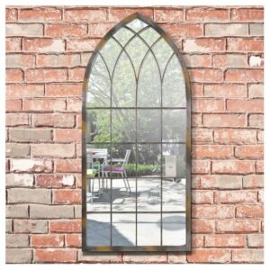 Theo rustic gothic design wall mirror
