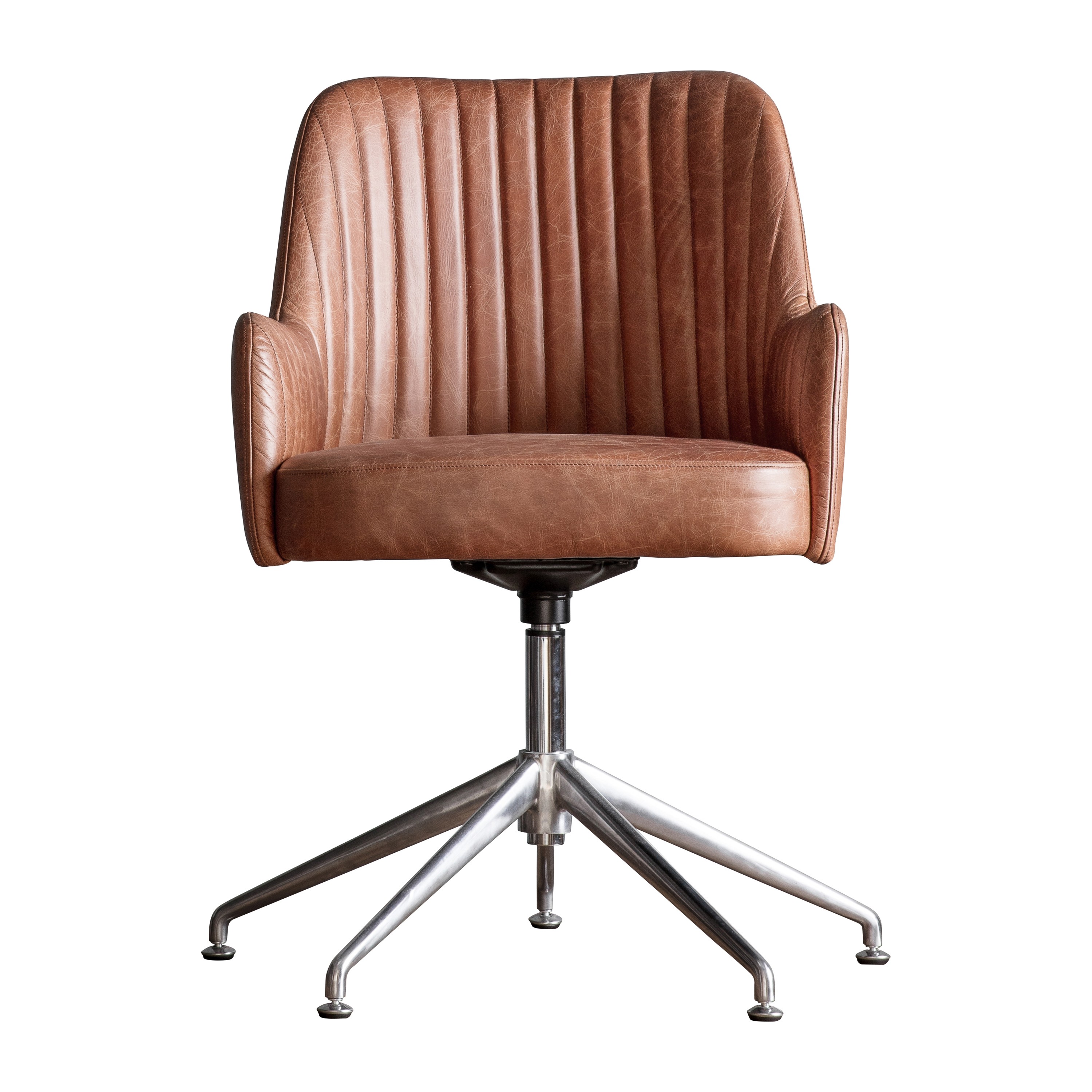 Curie Swivel Chair Vintage Brown